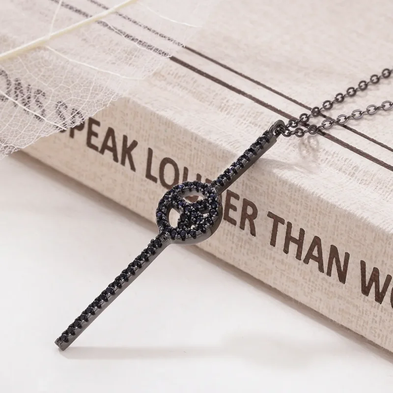 (image for) Pandora Style Longing For Peace Necklace - VSN048 - View 6