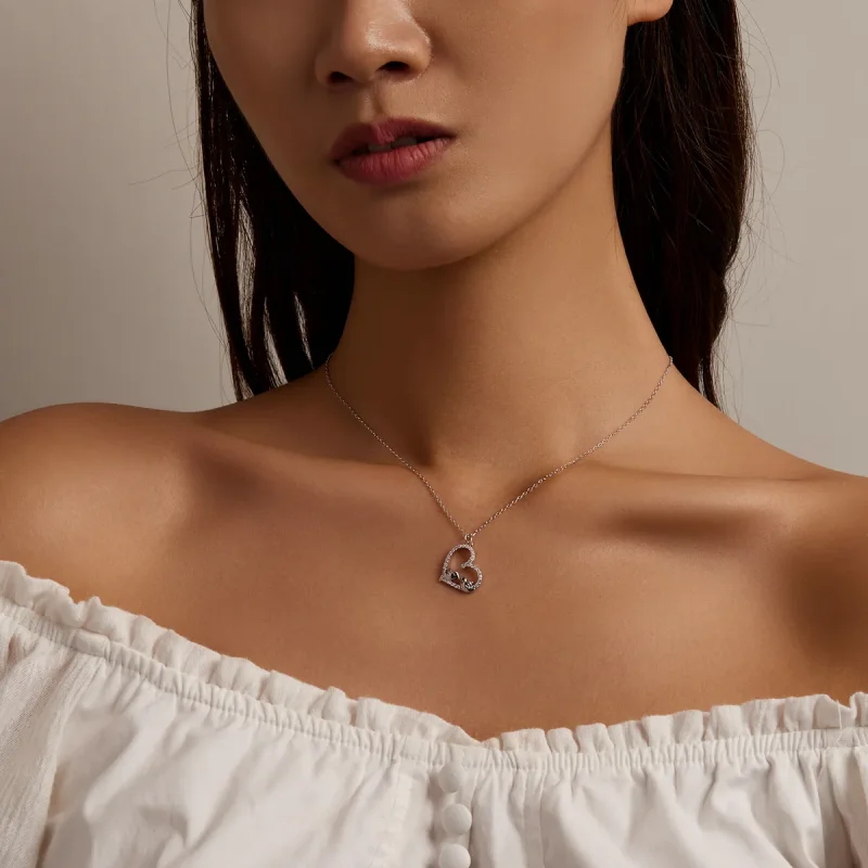 (image for) Pandora Style Love Bird Necklace - BSN237 - View 7