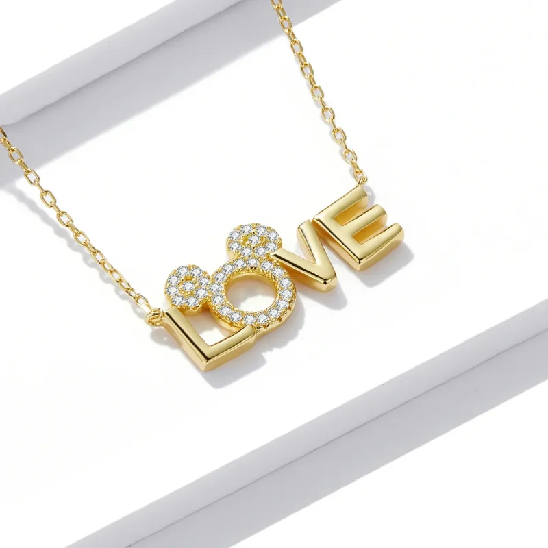 (image for) Pandora Style Love Brand Necklace - BSN238 - View 2