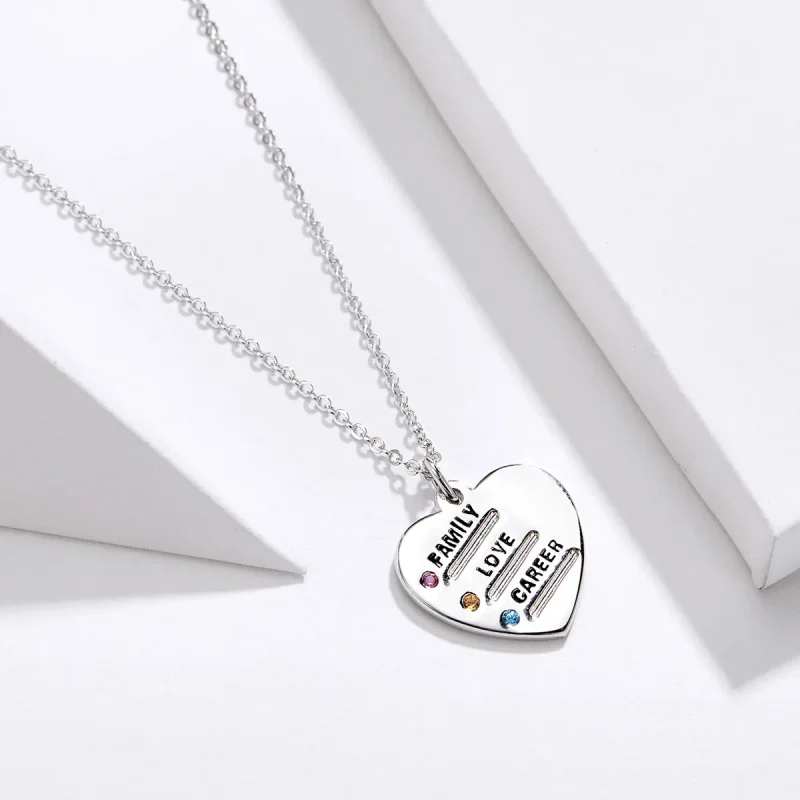 (image for) Pandora Style Love Language Necklace - BSN058 - View 2