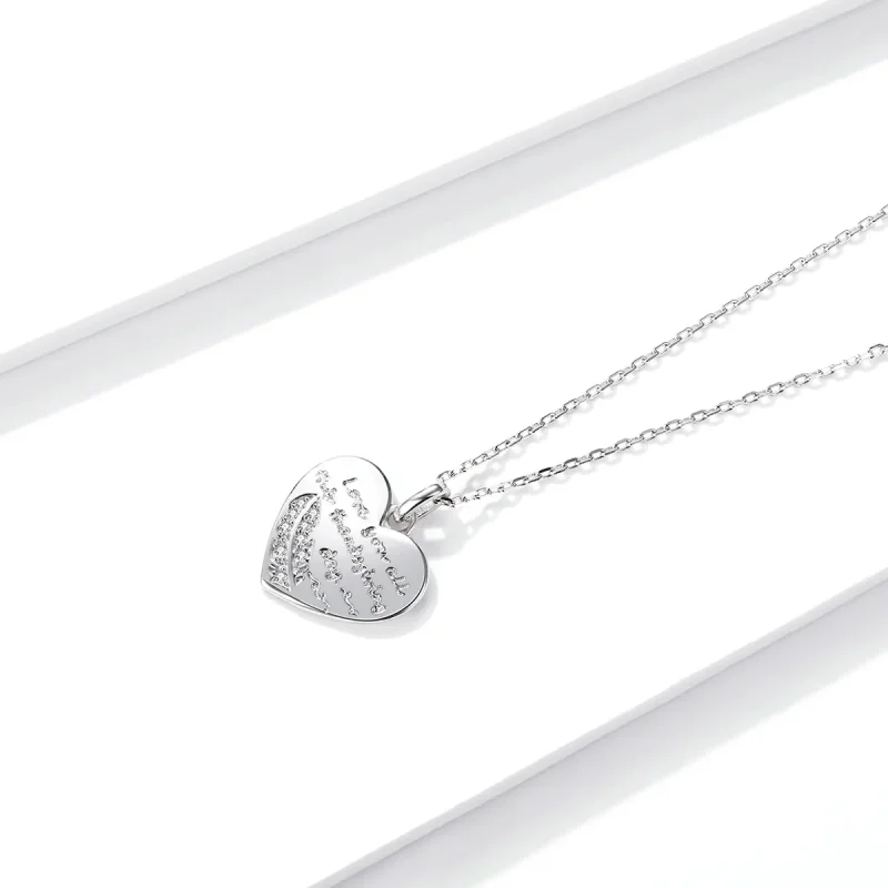 (image for) Pandora Style Love Letter Necklace - BSN196 - View 2