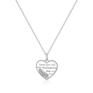 (image for) Pandora Style Love Letter Necklace - BSN196