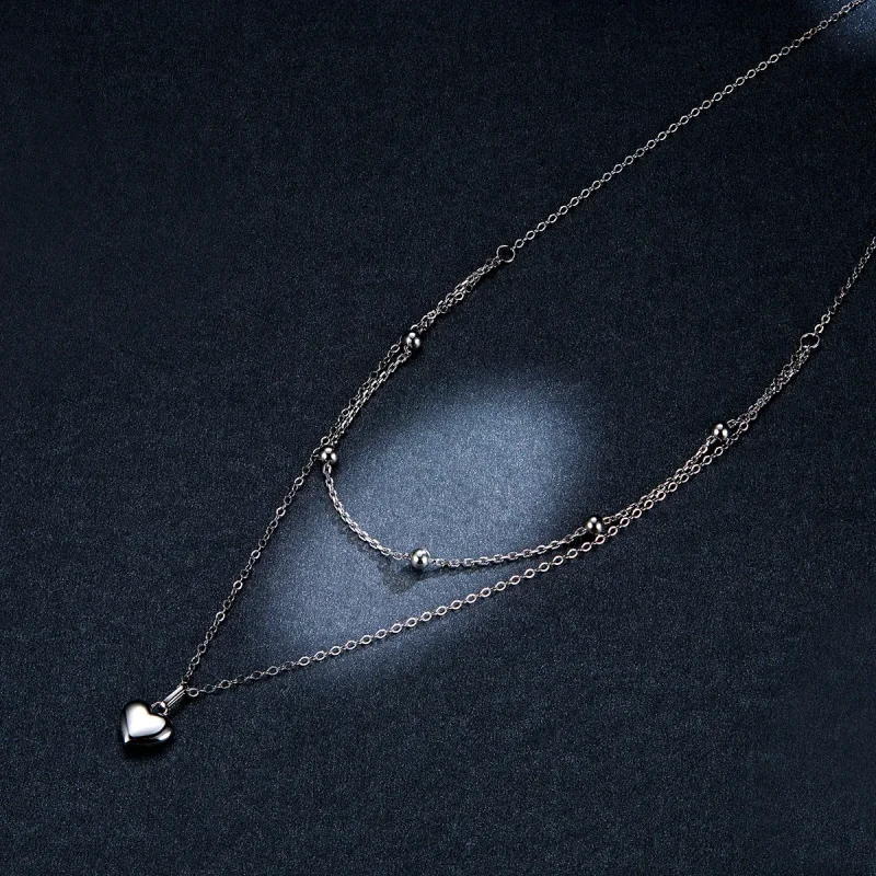 (image for) Pandora Style Love Necklace - BSN168 - View 6