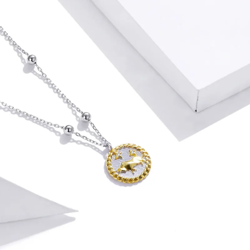 (image for) Pandora Style Lucky Bull Necklace - SCN432 - View 2