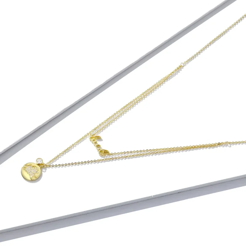 (image for) Pandora Style Lucky Pig Necklace - BSN090 - View 4