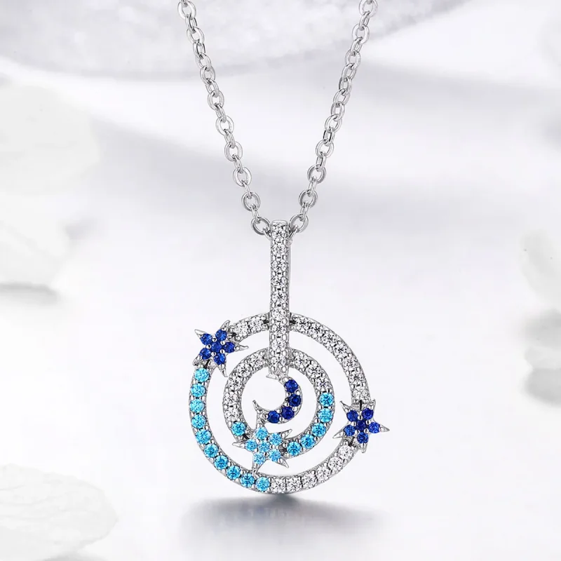 (image for) Pandora Style Meteor Trail Necklace - BSN041 - View 2