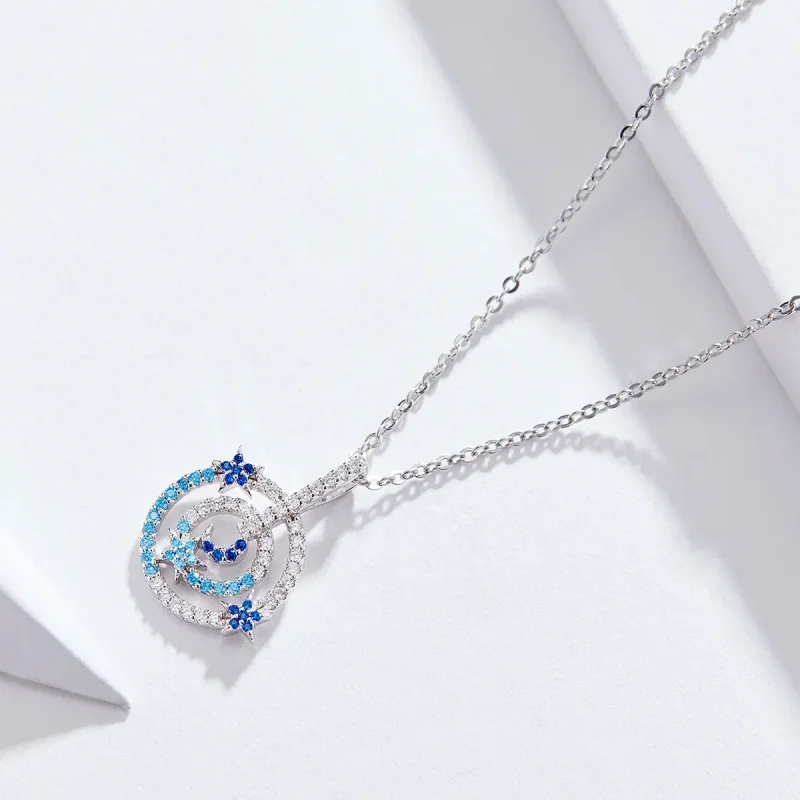 (image for) Pandora Style Meteor Trail Necklace - BSN041 - View 8