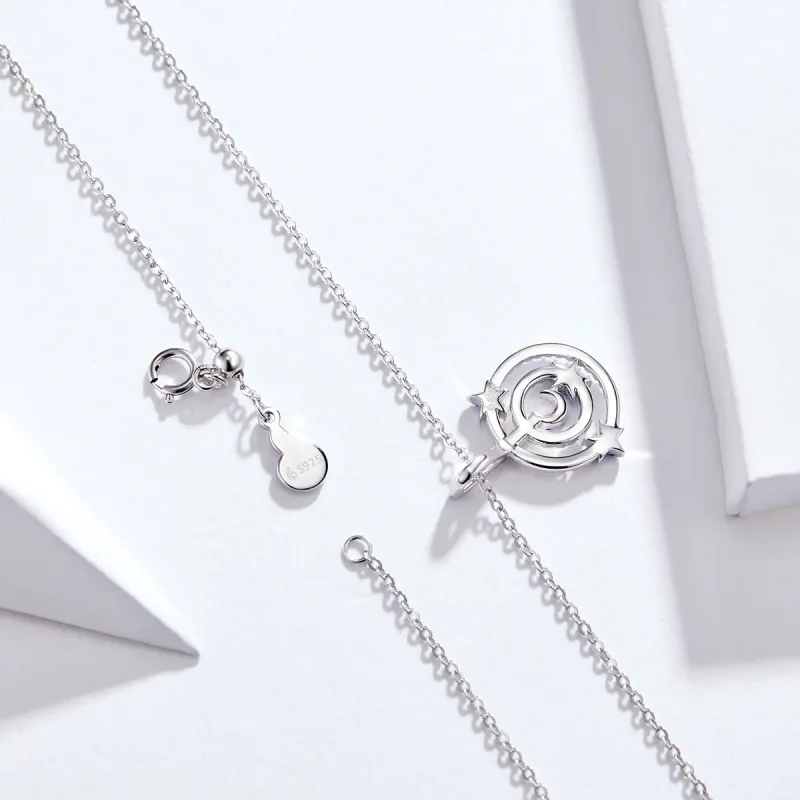 (image for) Pandora Style Meteor Trail Necklace - BSN041 - View 10