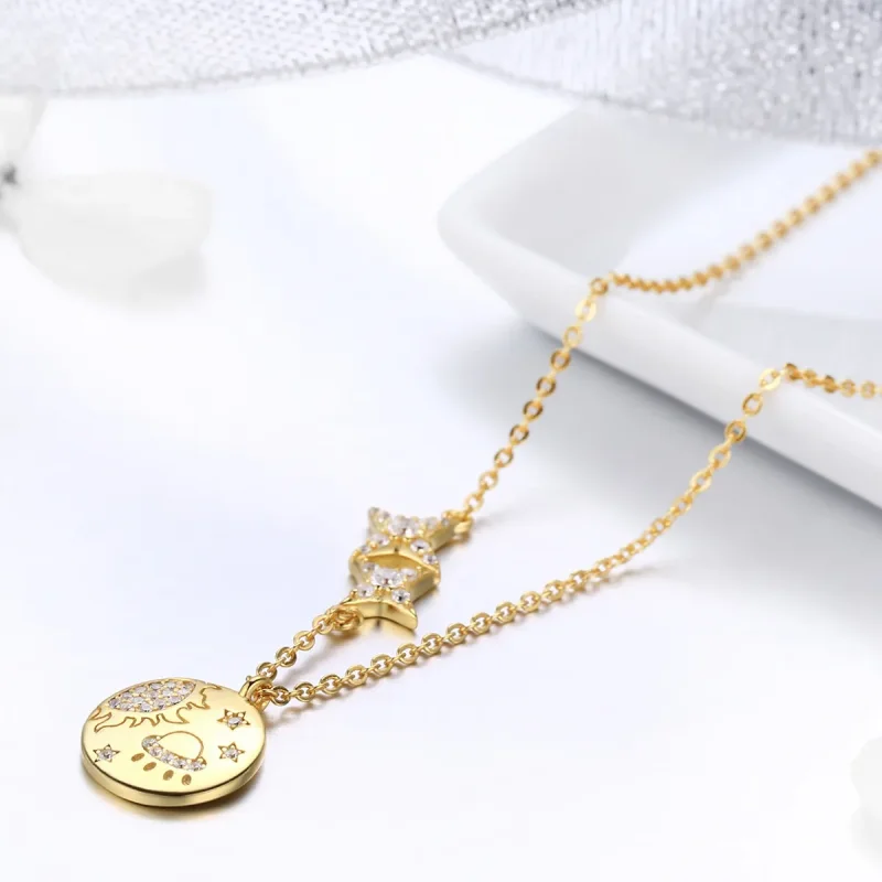 (image for) Pandora Style Mysterious Interstellar Necklace - SCN281 - View 4