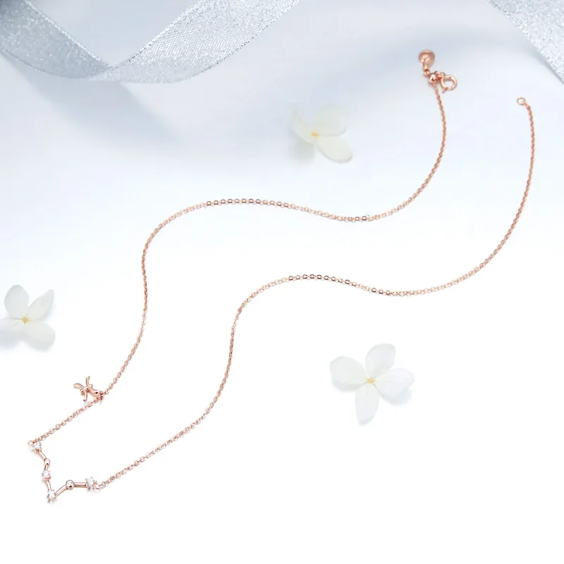 (image for) Pandora Style Pisces Necklace - BSN017 - View 4