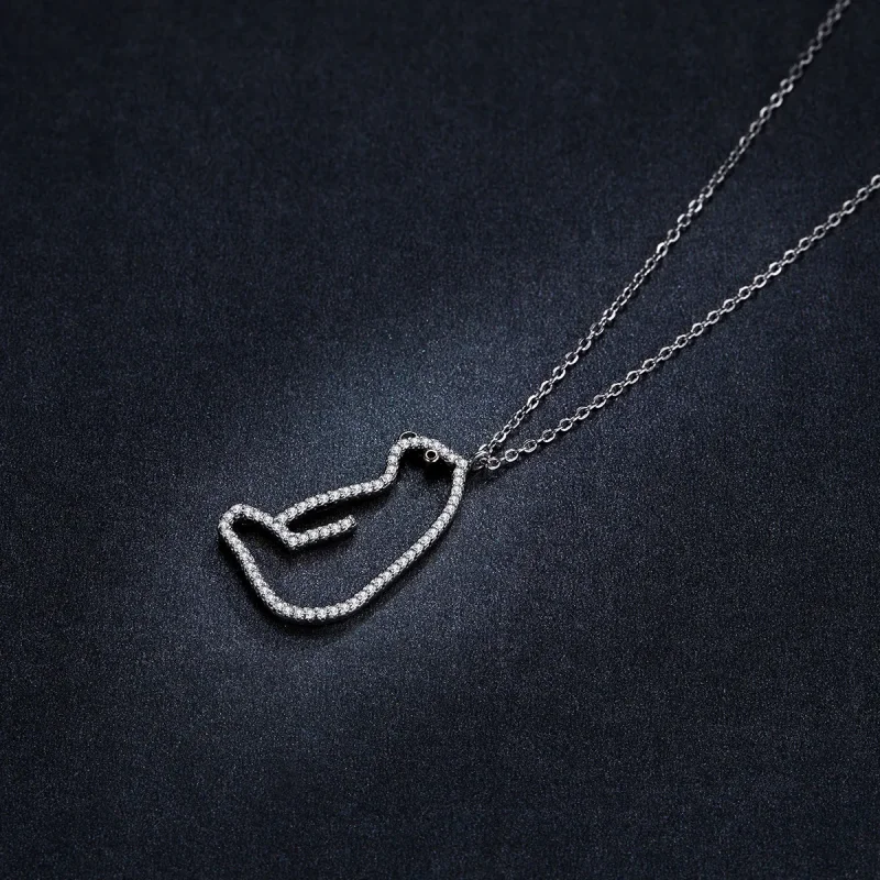 (image for) Pandora Style Polar Bear Necklace - BSN195 - View 6