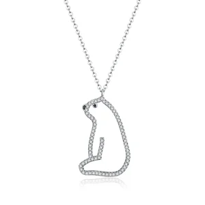 (image for) Pandora Style Polar Bear Necklace - BSN195