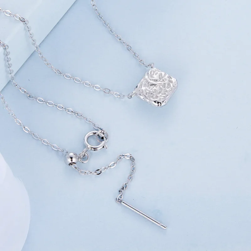(image for) Pandora Style Princess Ascher Necklace - BSN267 - View 4