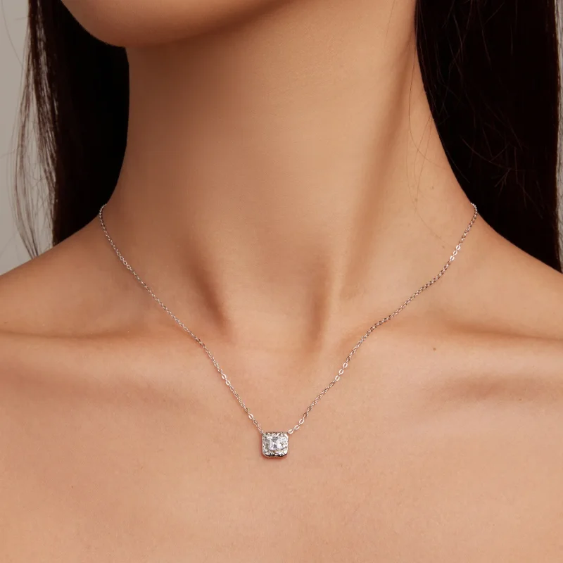 (image for) Pandora Style Princess Ascher Necklace - BSN267 - View 6