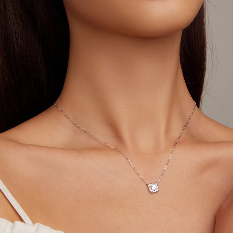 (image for) Pandora Style Princess Ascher Necklace - BSN267 - View 8