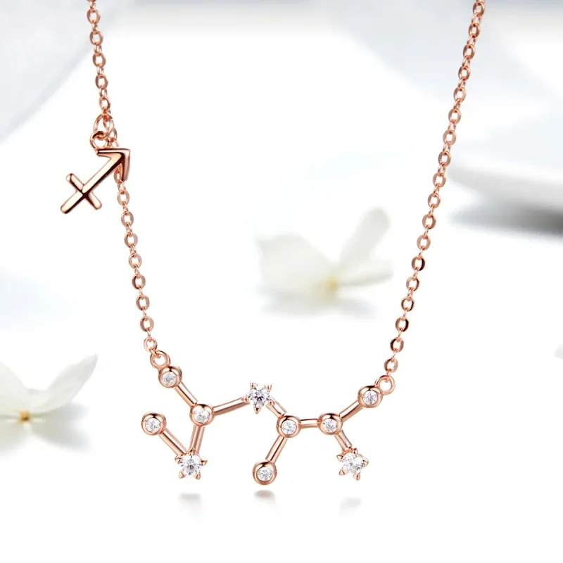 (image for) Pandora Style Sagittarius Necklace - BSN019 - View 2