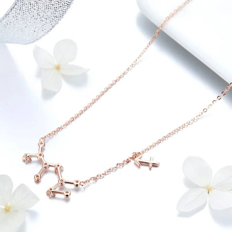 (image for) Pandora Style Sagittarius Necklace - BSN019 - View 4