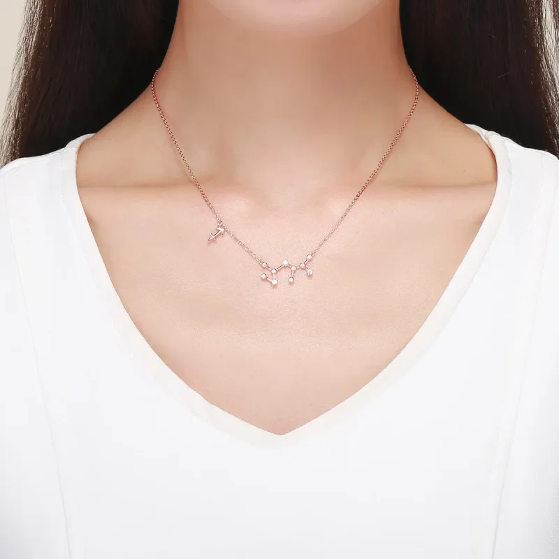 (image for) Pandora Style Sagittarius Necklace - BSN019 - View 6