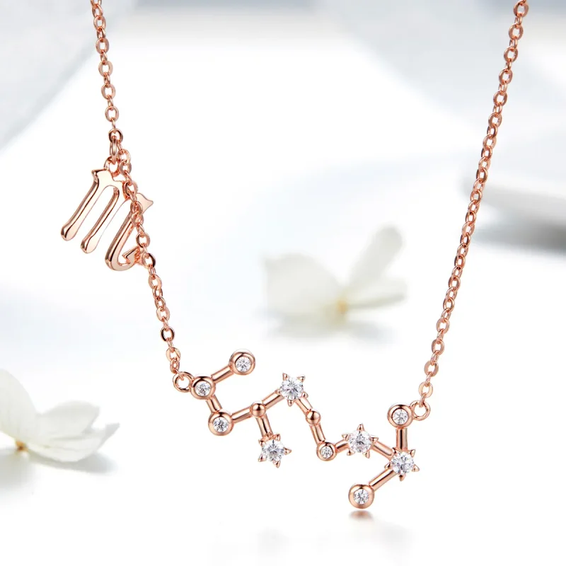 (image for) Pandora Style Scorpio Necklace - BSN025 - View 2