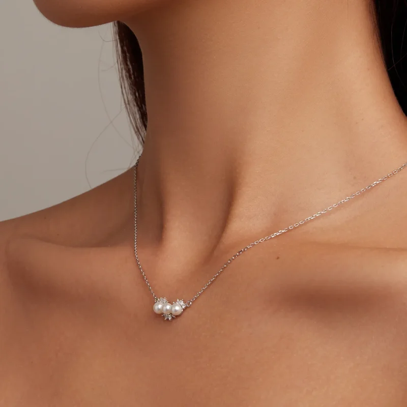 (image for) Pandora Style Shell Beads Necklace - BSN269 - View 8