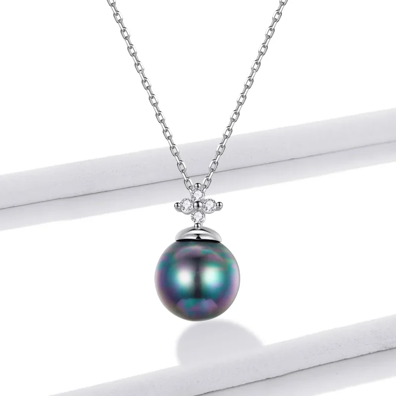 (image for) Pandora Style Shiny Beads Necklace - BSN226 - View 2