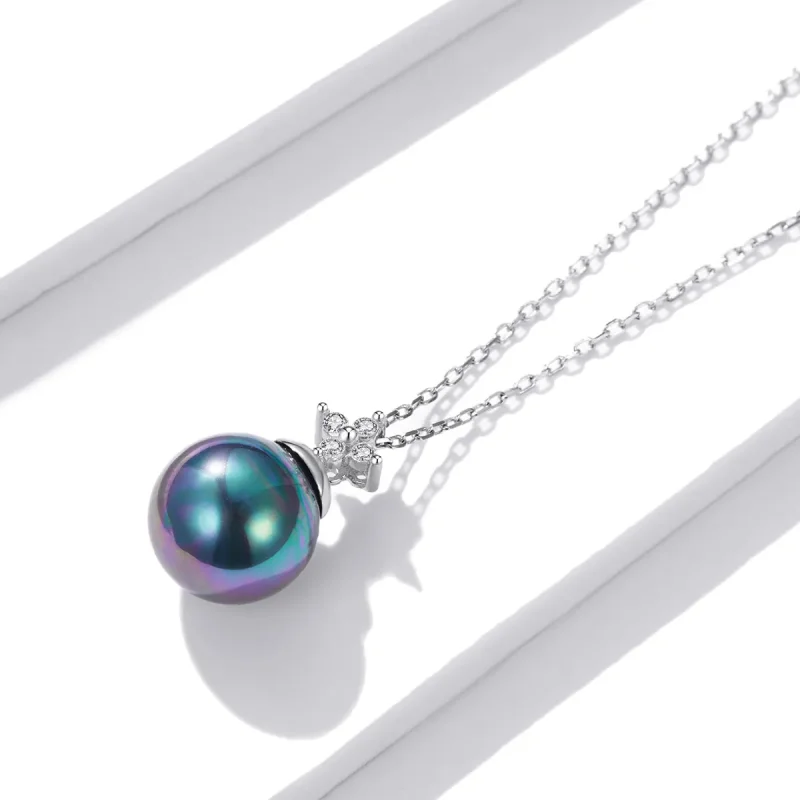 (image for) Pandora Style Shiny Beads Necklace - BSN226 - View 4
