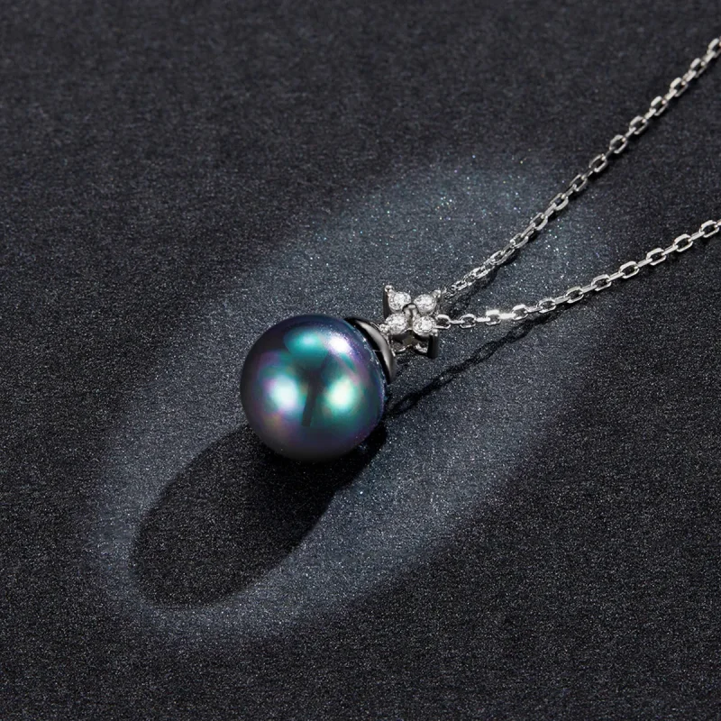 (image for) Pandora Style Shiny Beads Necklace - BSN226 - View 6