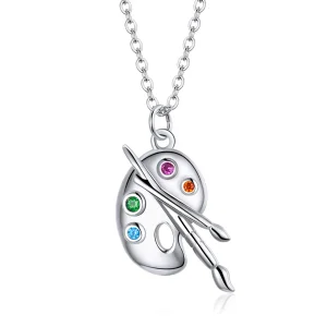 (image for) Pandora Style Silver Artistic Life Pendant Necklace - SCN457