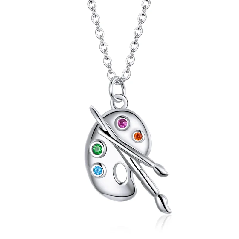(image for) Pandora Style Silver Artistic Life Pendant Necklace - SCN457