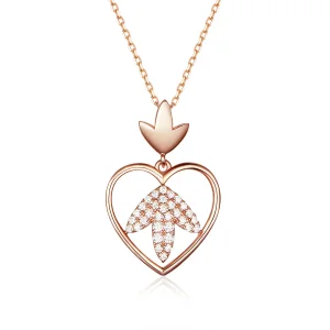 (image for) Pandora Style Silver Autumn Love Necklace - SCN313
