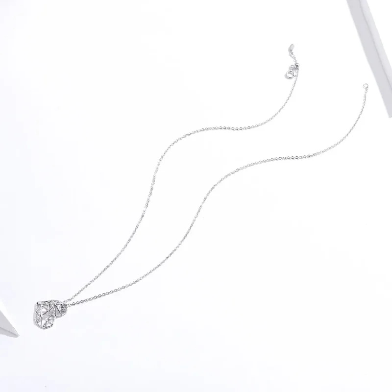(image for) Pandora Style Silver Beautiful Love Necklace - SCN364 - View 2