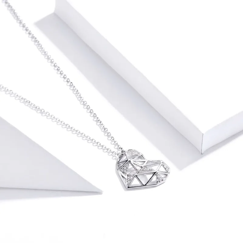 (image for) Pandora Style Silver Beautiful Love Necklace - SCN364 - View 3