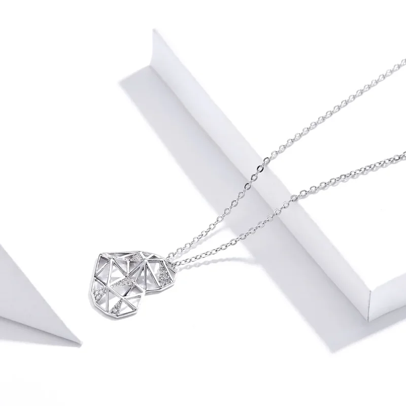 (image for) Pandora Style Silver Beautiful Love Necklace - SCN364 - View 4