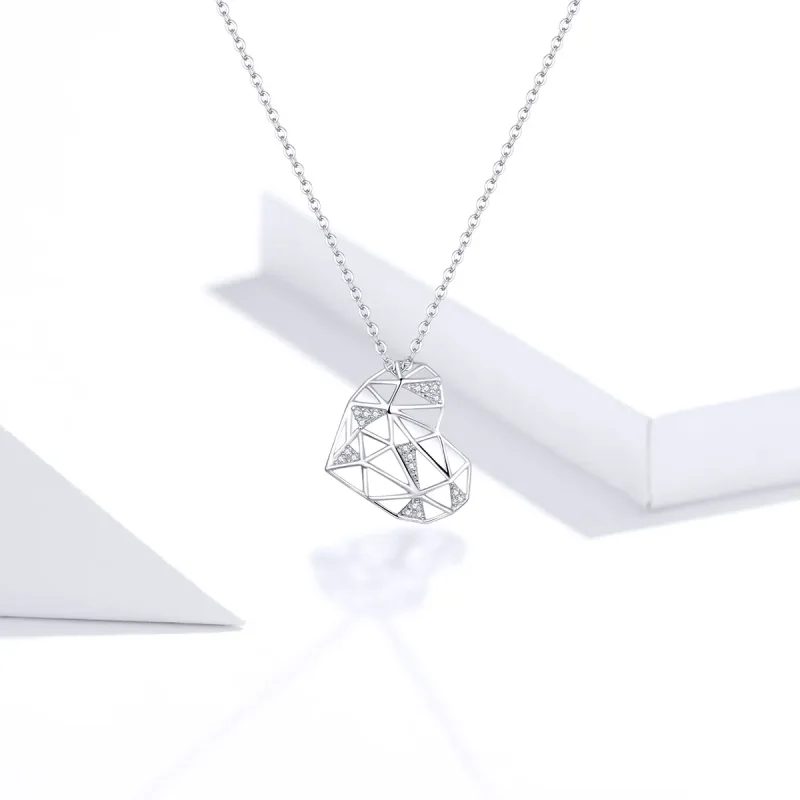 (image for) Pandora Style Silver Beautiful Love Necklace - SCN364 - View 5