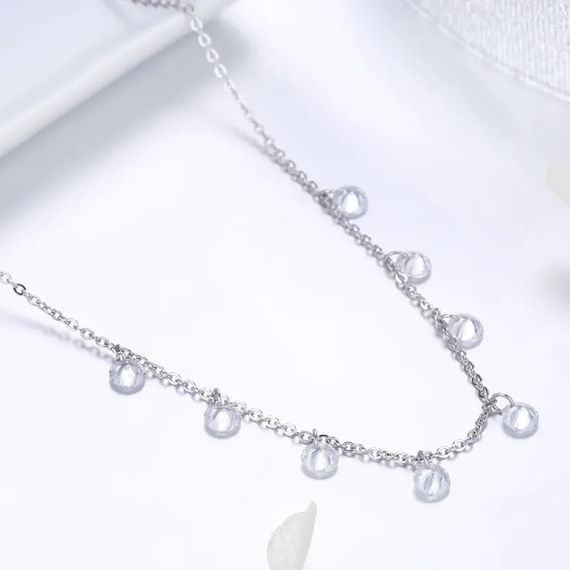 (image for) Pandora Style Silver Beauty of Simplicity Chain Necklace - SCN299 - View 4