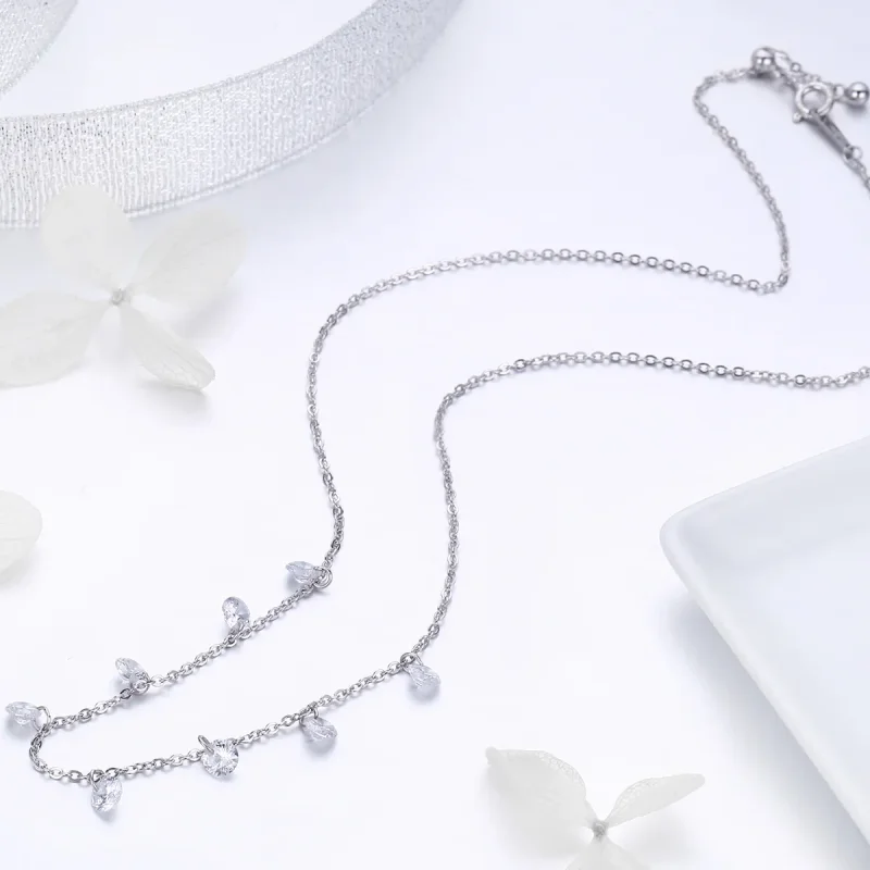(image for) Pandora Style Silver Beauty of Simplicity Chain Necklace - SCN299 - View 5