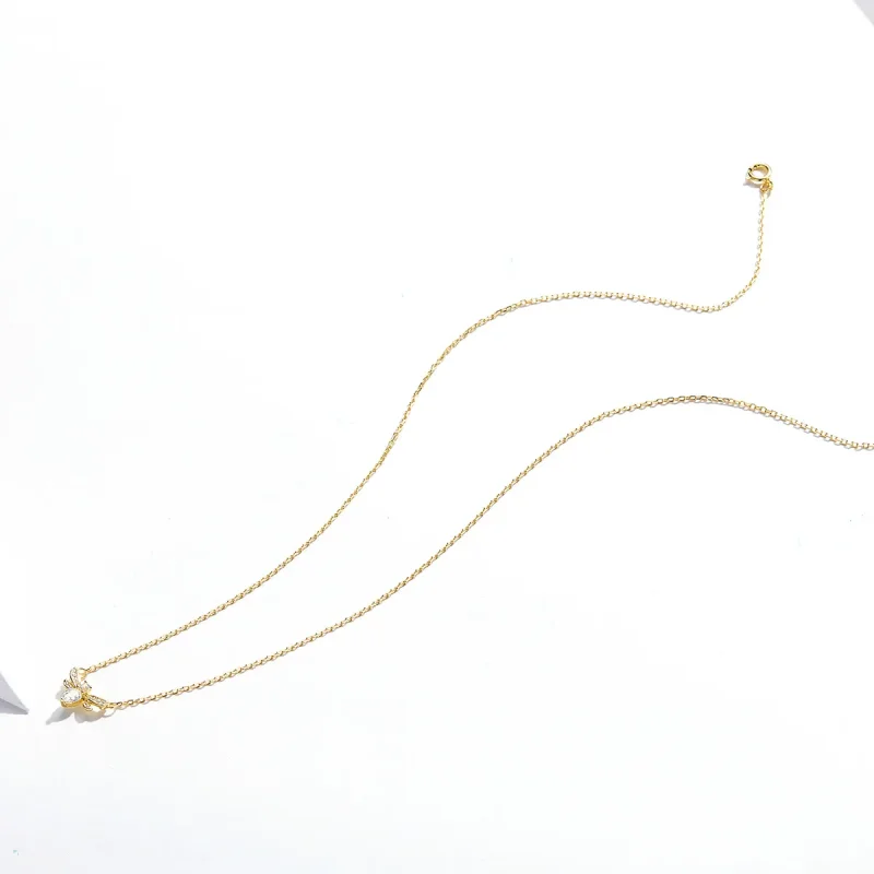 (image for) Pandora Style Silver Bee Necklace - SCN373 - View 2