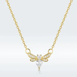(image for) Pandora Style Silver Bee Necklace - SCN373