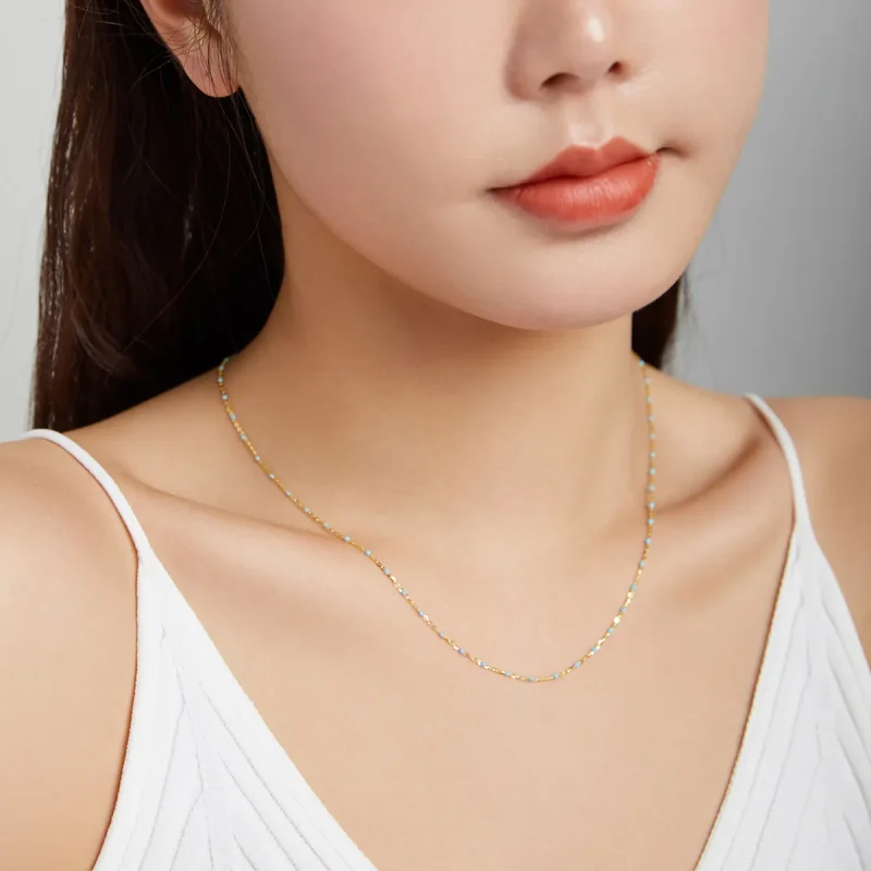 (image for) Pandora Style Silver Bohmian Necklaces Chain - SCN452 - View 7