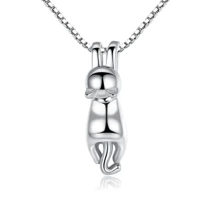 Pandora Style Silver Cat Necklace - SCN032 (image for) Pandora Style Silver Cat Necklace - SCN032