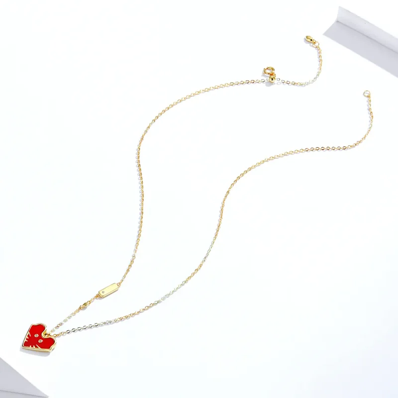 (image for) Pandora Style Silver Chinese Mouse Necklace - SCN389 - View 2
