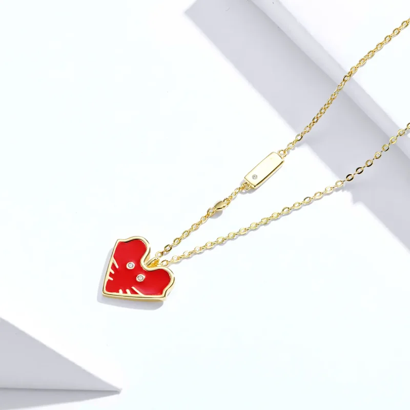 (image for) Pandora Style Silver Chinese Mouse Necklace - SCN389 - View 4