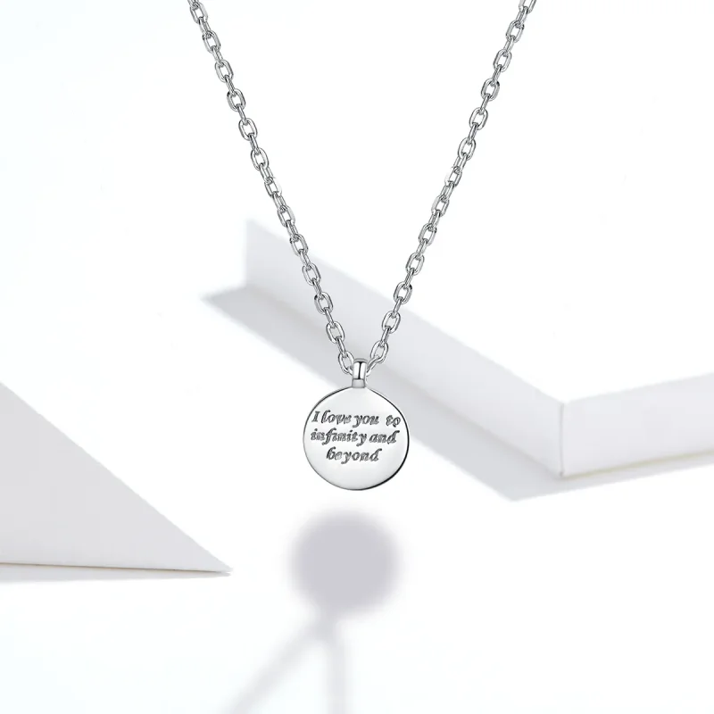 (image for) Pandora Style Silver Confessions Necklace - SCN374 - View 5