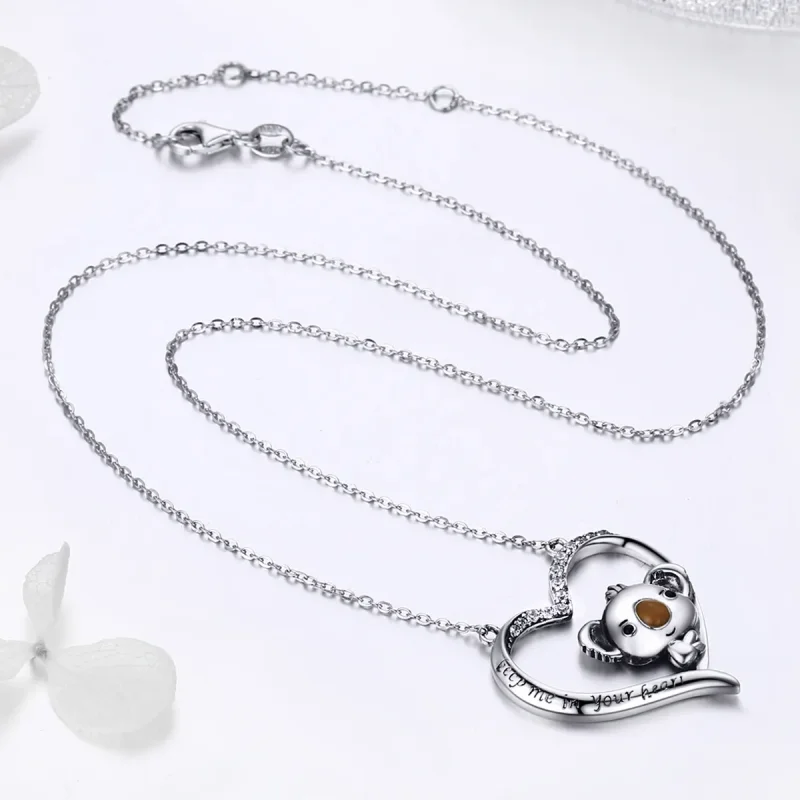 (image for) Pandora Style Silver Cute Fairy Necklace - SCN256 - View 3