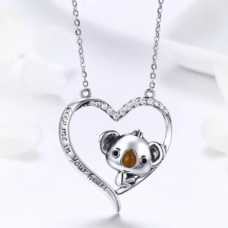 (image for) Pandora Style Silver Cute Fairy Necklace - SCN256 - View 4