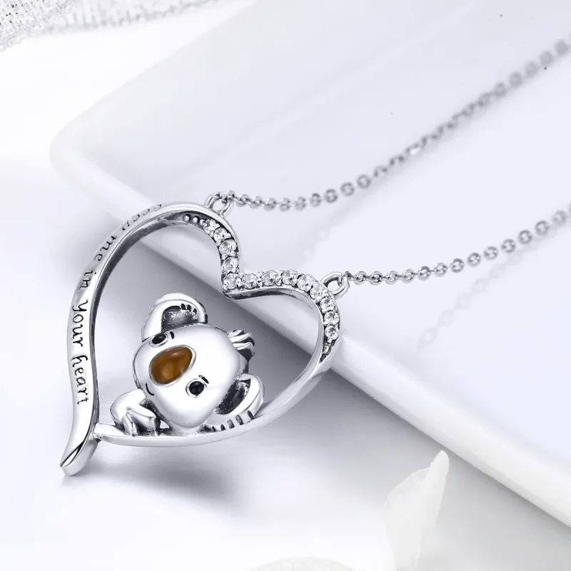 (image for) Pandora Style Silver Cute Fairy Necklace - SCN256 - View 5