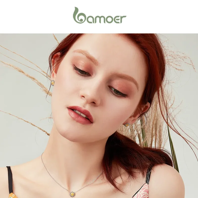 (image for) Pandora Style Silver Daisy Necklace - SCN184-A - View 2
