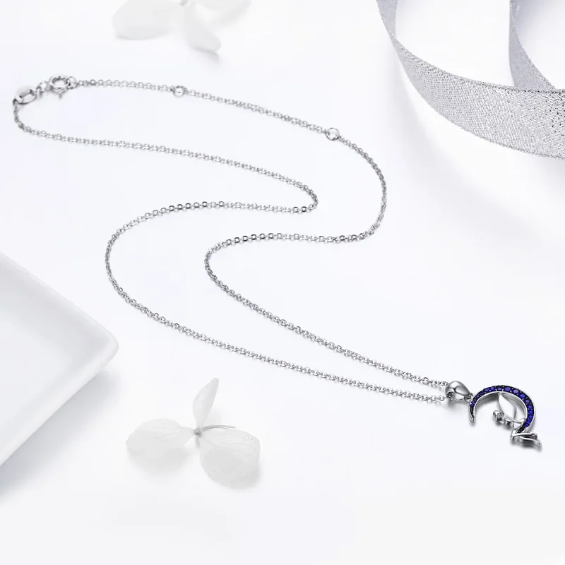 (image for) Pandora Style Silver Fairy of Night Necklace - SCN244 - View 2
