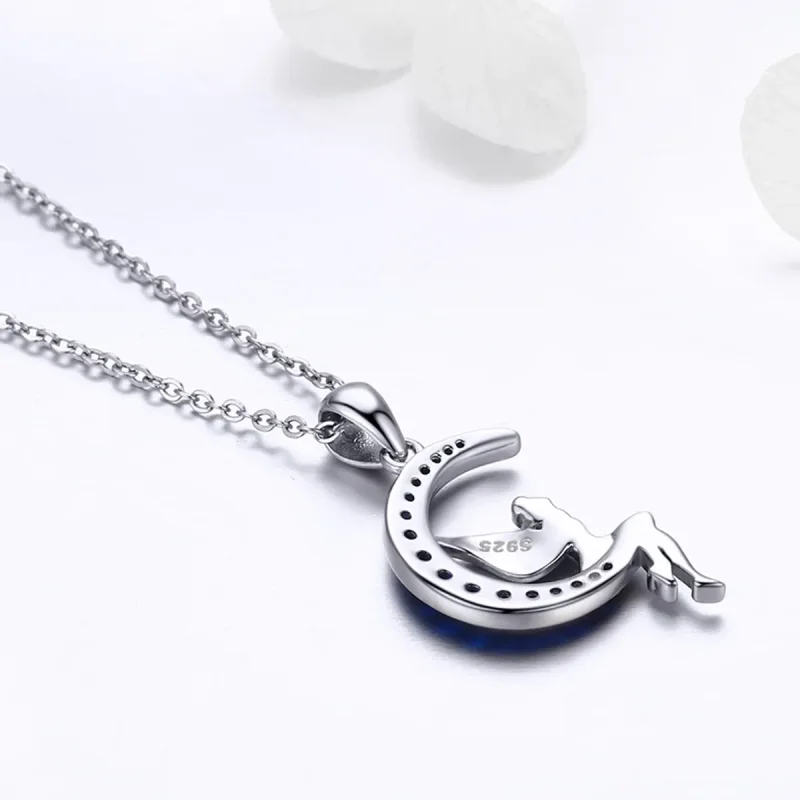 (image for) Pandora Style Silver Fairy of Night Necklace - SCN244 - View 6