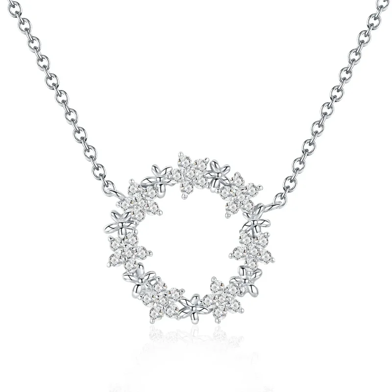 (image for) Pandora Style Silver Full of Stars Pendant Necklace - BSN028
